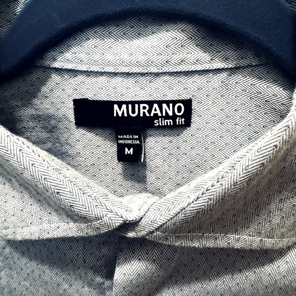 MEN’S MURANO SLIMFIT LONG SLEEVE DRESS SHIRT. - Picture 2 of 5